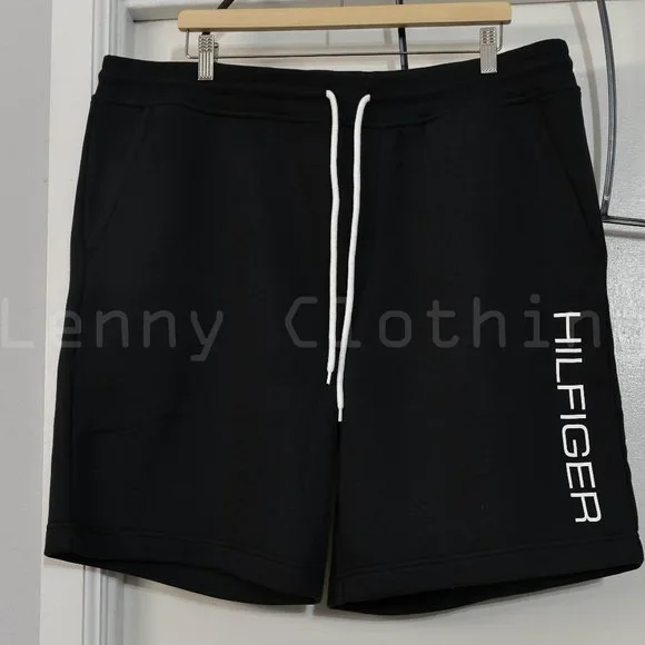 Tommy Hilfiger Fleece Men Vertical short in Black